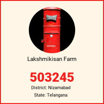 Lakshmikisan Farm pin code, district Nizamabad in Telangana