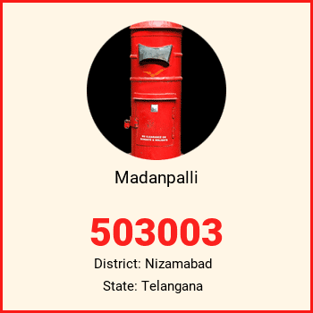 Madanpalli pin code, district Nizamabad in Telangana