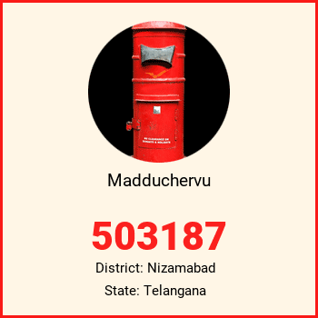 Madduchervu pin code, district Nizamabad in Telangana