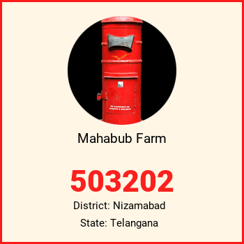 Mahabub Farm pin code, district Nizamabad in Telangana