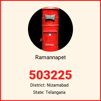Ramannapet pin code, district Nizamabad in Telangana