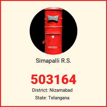 Sirnapalli R.S. pin code, district Nizamabad in Telangana