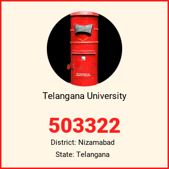 Telangana University pin code, district Nizamabad in Telangana