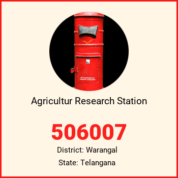Agricultur Research Station pin code, district Warangal in Telangana