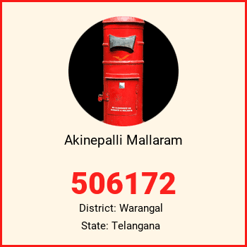 Akinepalli Mallaram pin code, district Warangal in Telangana