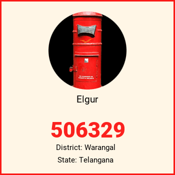 Elgur pin code, district Warangal in Telangana