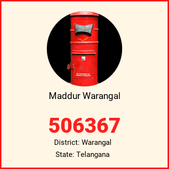 Maddur Warangal pin code, district Warangal in Telangana