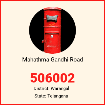 Mahathma Gandhi Road pin code, district Warangal in Telangana