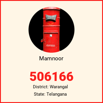 Mamnoor pin code, district Warangal in Telangana