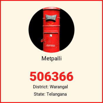 Metpalli pin code, district Warangal in Telangana