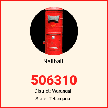 Nallballi pin code, district Warangal in Telangana