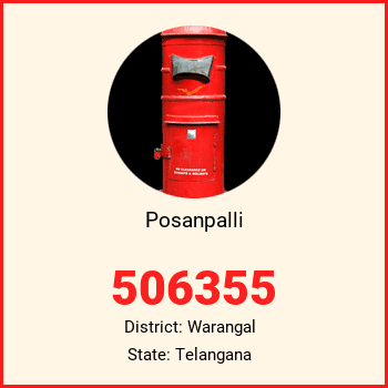 Posanpalli pin code, district Warangal in Telangana