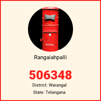 Rangaiahpalli pin code, district Warangal in Telangana
