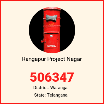 Rangapur Project Nagar pin code, district Warangal in Telangana