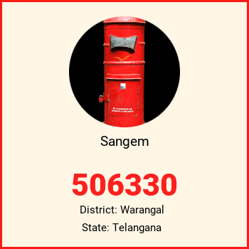Sangem pin code, district Warangal in Telangana