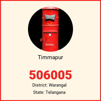 Timmapur pin code, district Warangal in Telangana