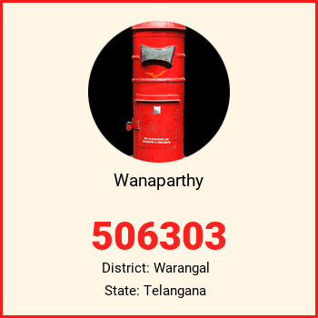 Wanaparthy pin code, district Warangal in Telangana