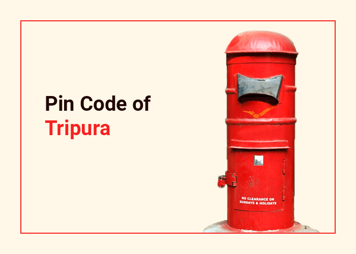 pin code of Tripura