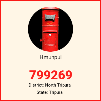 Hmunpui pin code, district North Tripura in Tripura