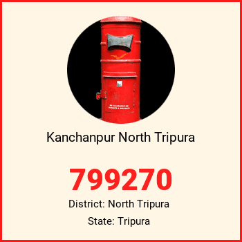 Kanchanpur North Tripura pin code, district North Tripura in Tripura