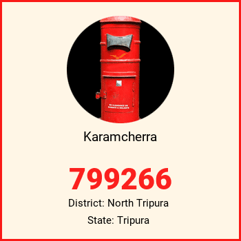 Karamcherra pin code, district North Tripura in Tripura