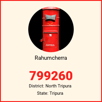 Rahumcherra pin code, district North Tripura in Tripura