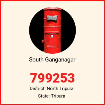 South Ganganagar pin code, district North Tripura in Tripura
