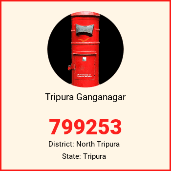 Tripura Ganganagar pin code, district North Tripura in Tripura