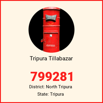 Tripura Tillabazar pin code, district North Tripura in Tripura