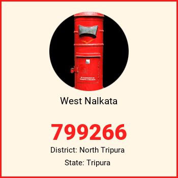 West Nalkata pin code, district North Tripura in Tripura