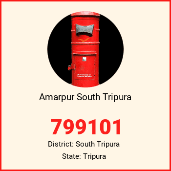 Amarpur South Tripura pin code, district South Tripura in Tripura