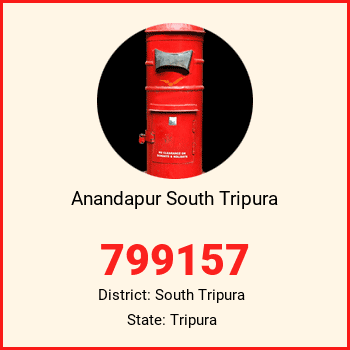 Anandapur South Tripura pin code, district South Tripura in Tripura