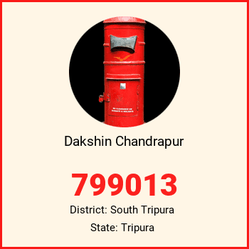 Dakshin Chandrapur pin code, district South Tripura in Tripura