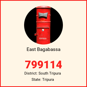 East Bagabassa pin code, district South Tripura in Tripura