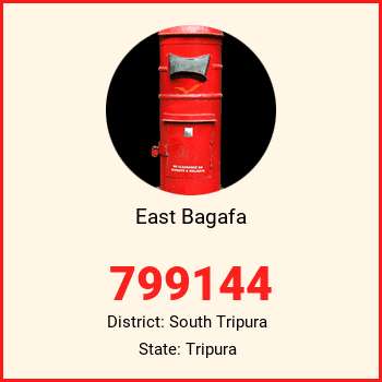 East Bagafa pin code, district South Tripura in Tripura