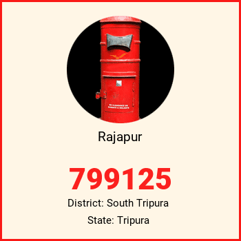 Rajapur pin code, district South Tripura in Tripura