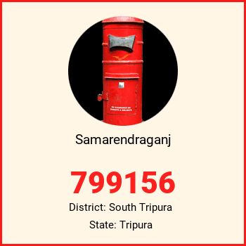 Samarendraganj pin code, district South Tripura in Tripura