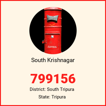 South Krishnagar pin code, district South Tripura in Tripura