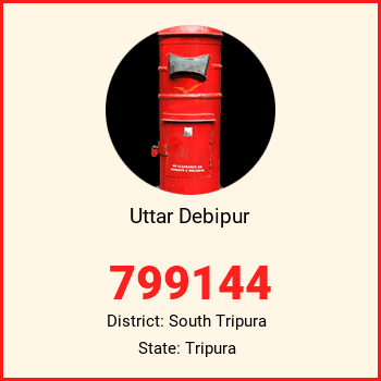 Uttar Debipur pin code, district South Tripura in Tripura