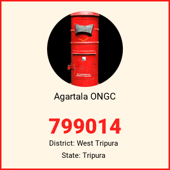 Agartala ONGC pin code, district West Tripura in Tripura