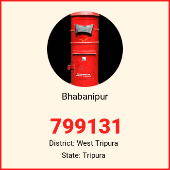 Bhabanipur pin code, district West Tripura in Tripura