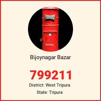 Bijoynagar Bazar pin code, district West Tripura in Tripura