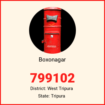 Boxonagar pin code, district West Tripura in Tripura