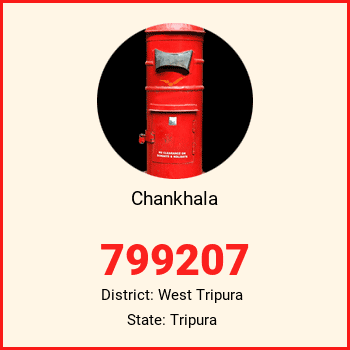 Chankhala pin code, district West Tripura in Tripura