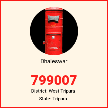 Dhaleswar pin code, district West Tripura in Tripura