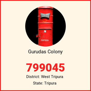 Gurudas Colony pin code, district West Tripura in Tripura