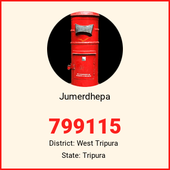 Jumerdhepa pin code, district West Tripura in Tripura