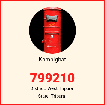Kamalghat pin code, district West Tripura in Tripura