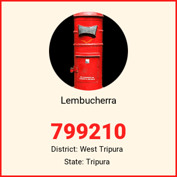 Lembucherra pin code, district West Tripura in Tripura