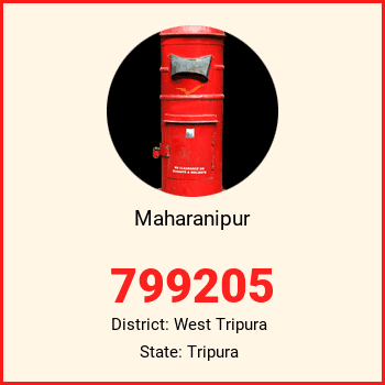 Maharanipur pin code, district West Tripura in Tripura